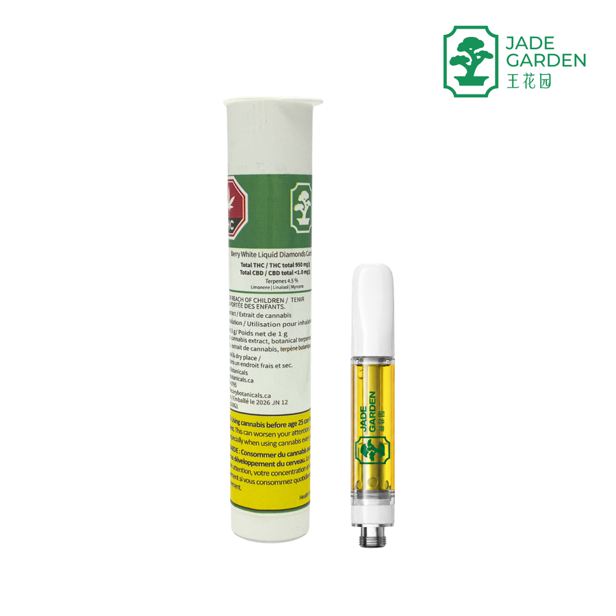 Jade Garden Berry White Liquid Diamonds Cart 1g (SKU1072526)