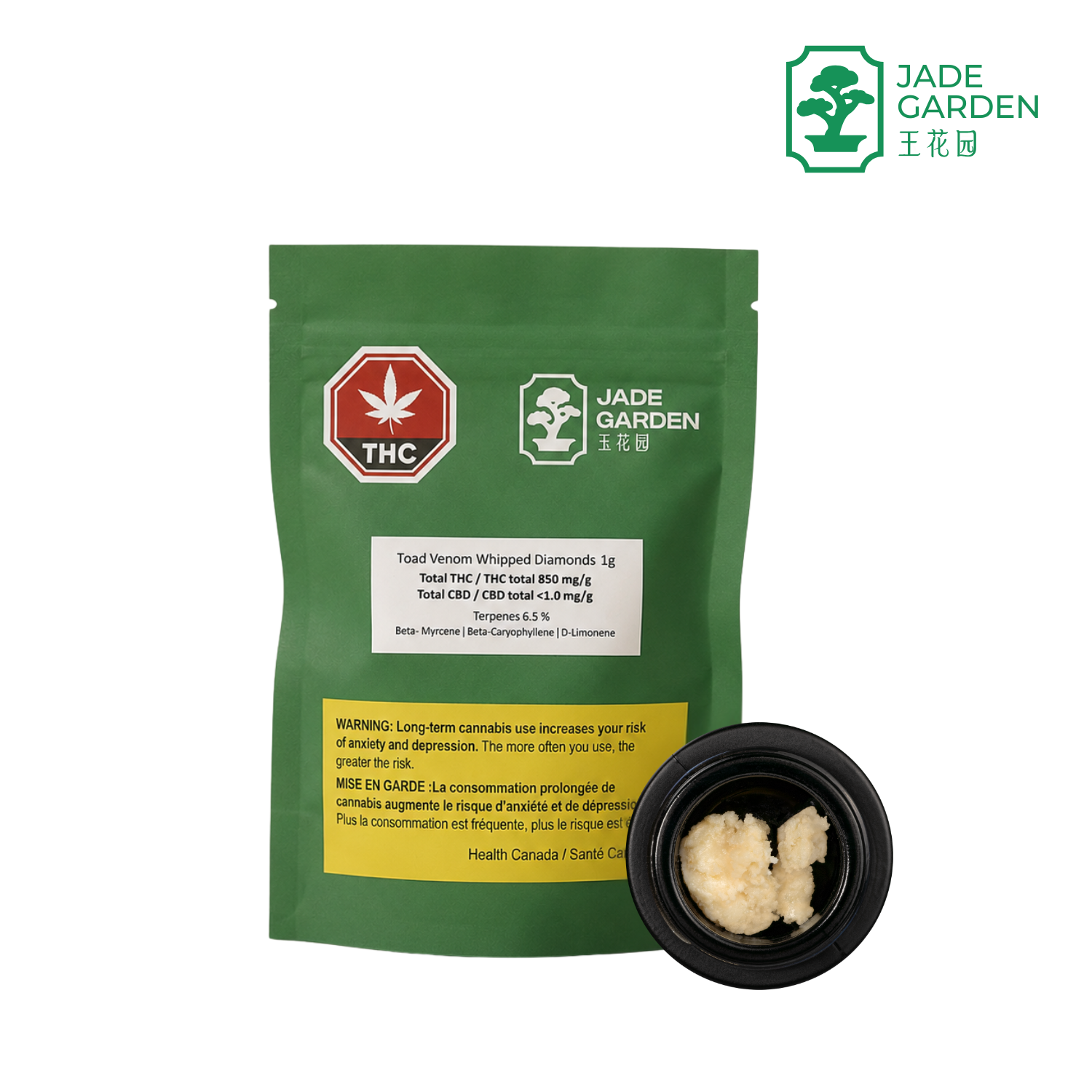 Jade Garden Toad Venom Whipped Diamond 1g (SKU1072525)