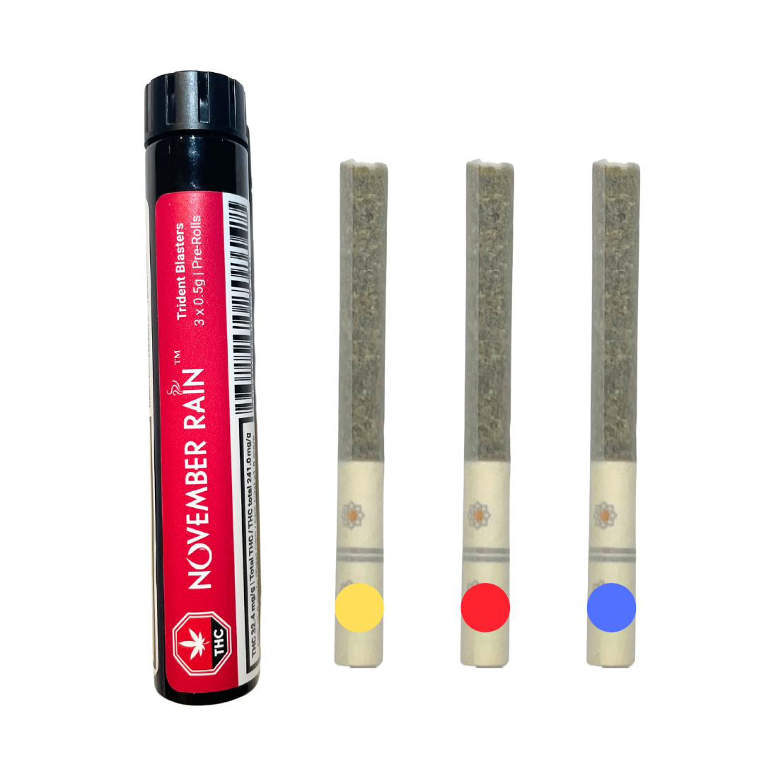 November Rain Blasters - Les pré-roulés Trident 3x0,5g