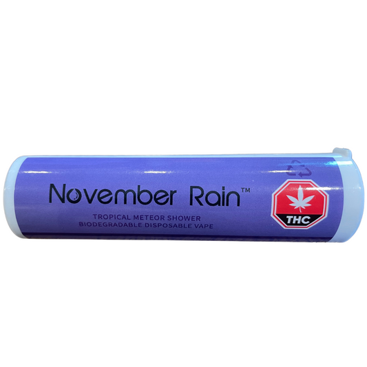 November Rain - Tropical Meteor Shower Disposable & Recyclable Distillate Vape (0.5g)