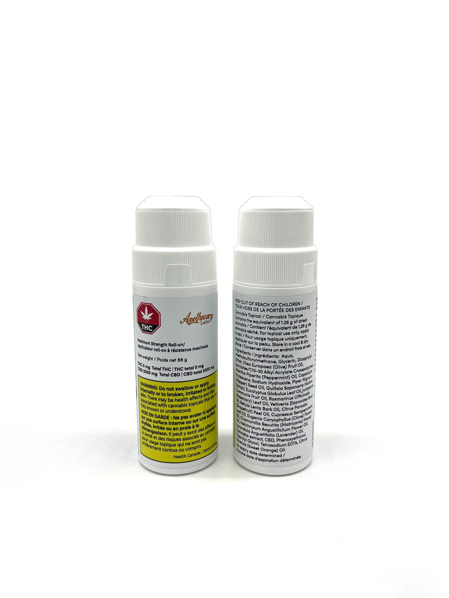 APOTHECARY Labs- MAX STRENGTH ROLLON CBD 88G (SKU1066899)